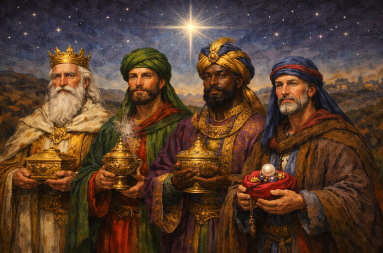 Cuarto Reyes En Roma Meditación sobre la Epifanía. Los cuatro Reyes Magos…