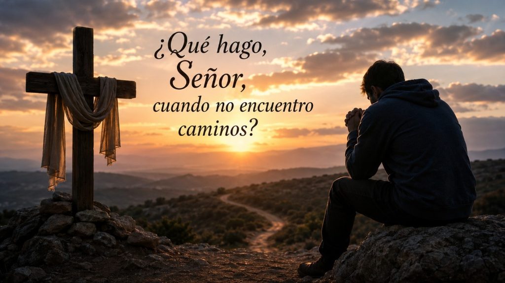 Oración. ¿Qué hago, Señor, cuando no encuentro caminos?