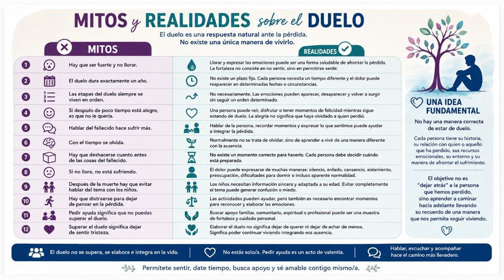 Duelo. Mitos y realidades sobre el duelo